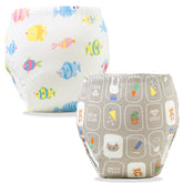 Waterproof Breathable Cotton Potty Training Pants for Babies (Set of 2)